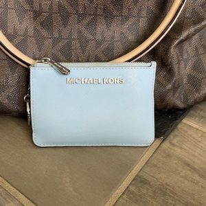 Michael Kors jet set keychain wallet